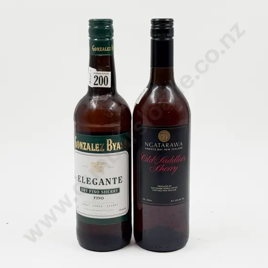 Two Bottles of Assorted Sherry