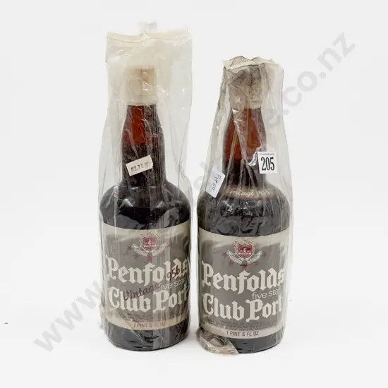 Two Bottles of Penfolds Five Star Club Port