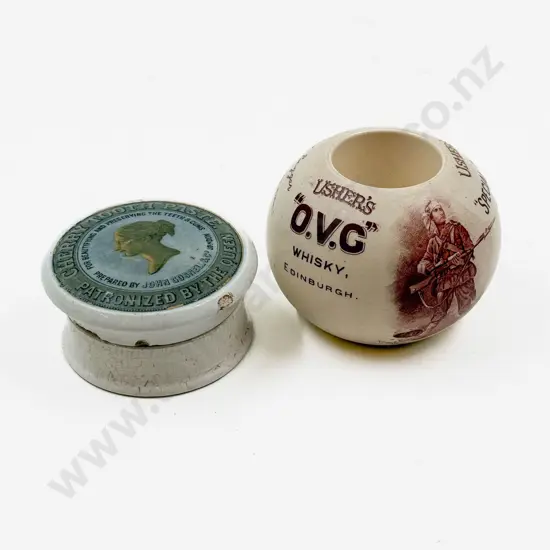 Antique Paste Pot (faults) and Other