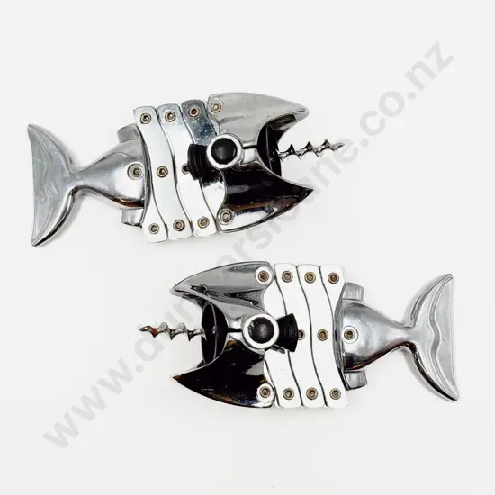 Pair of Fish Form Corkscrews