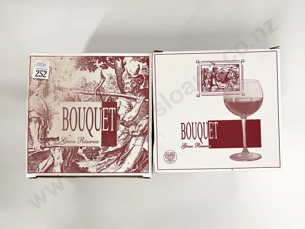 Two Boxed Sets of Four Wine Glasses Image 1++