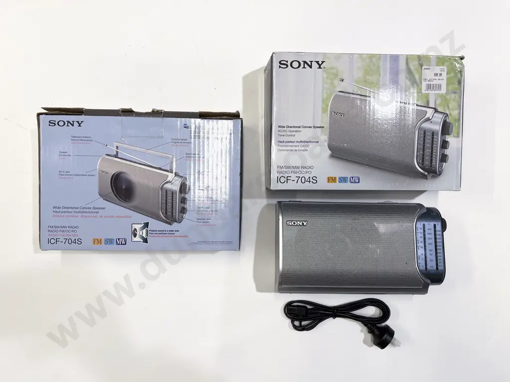 Two Boxed Sony Radios Image 1++