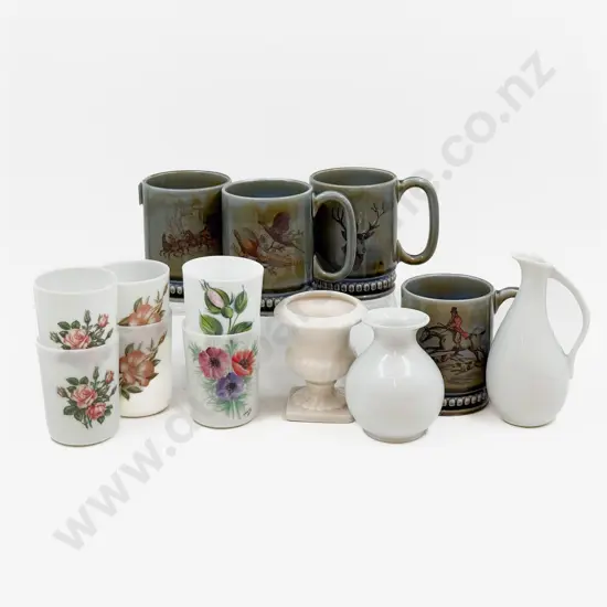 Quantity of Assorted incl Wade Tankards etc