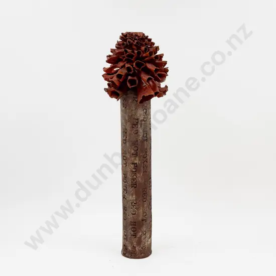 Sarah Meads "Red Hot Poker" Pottery Form