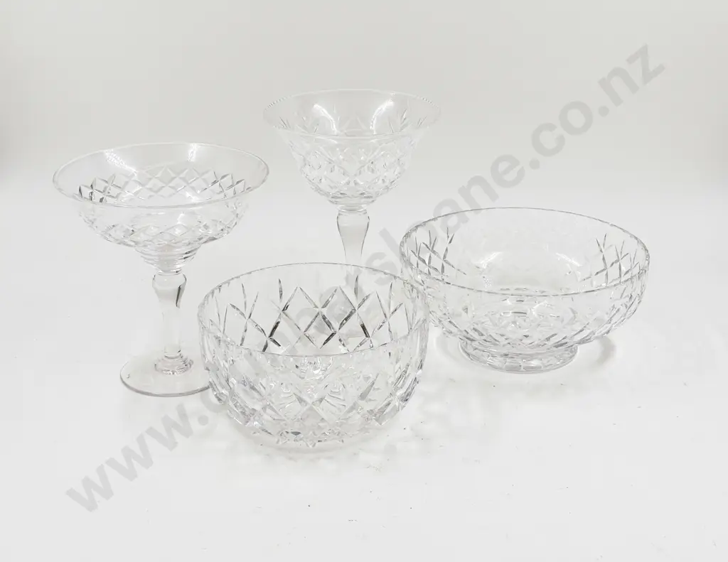 Two Crystal Bowls & Two Others Image 1++
