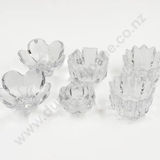 Six Assorted Orrefors Dishes