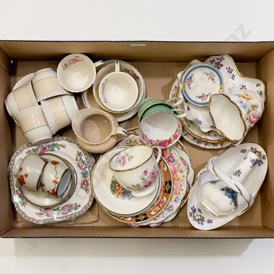 Box Quantity of Assorted Fancy China