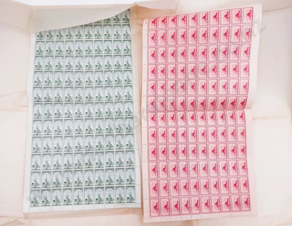 Full Sheets Christchurch and Otago Anniversaries (9) still in original tissues Image 1++