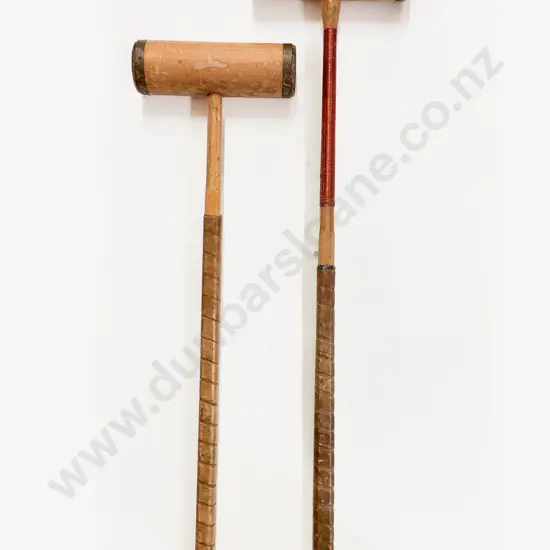 Two Croquet Mallets of Sizes