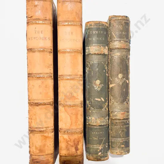 Pendennis Arthur - The Newcomes (2 Volumes) & Ruskin John - Arrows Of The Chace (2 Volumes)