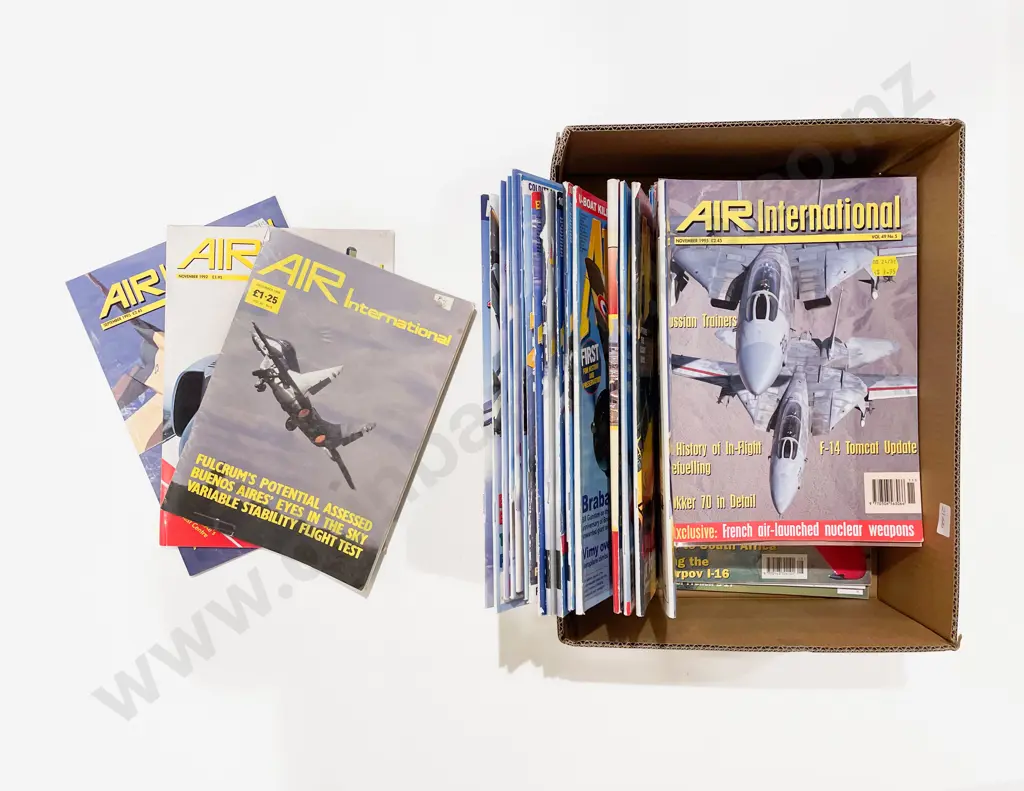 Boxed Quantity of Assorted Aviation Magazines Image 1++
