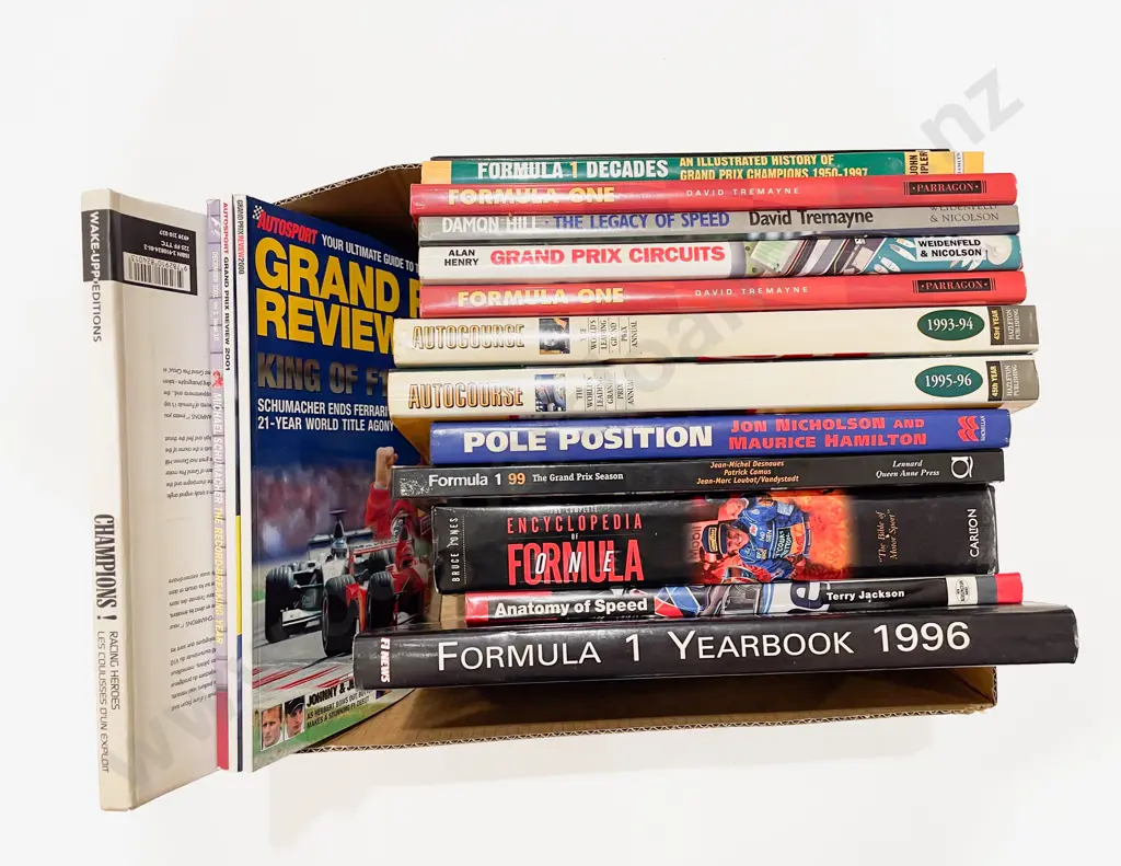 Quantity of Assorted Formula 1 Reference Books Image 1++