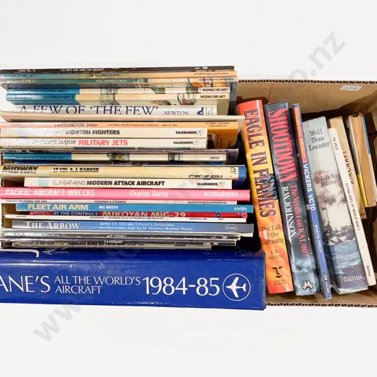 Box of Assorted Military Reference