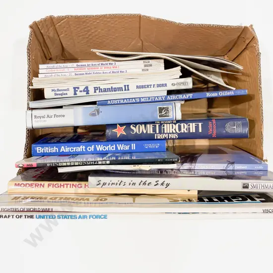 Box of Assorted Military Reference
