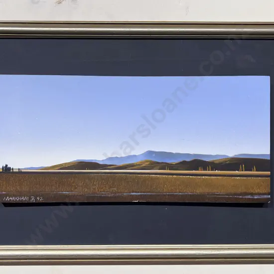 Philip Markham - Central Otago Landscape - Acrylic on Board