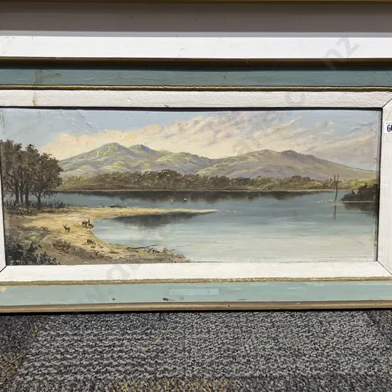 J MacLauchlan - The Silver Strand - Oil on Board