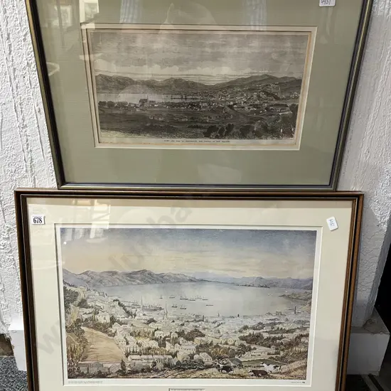 Two Framed Turnbull Library Reproduction Prints