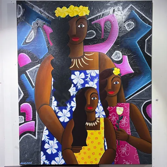 Daniella Hulme - "Urban Pacifica" - Acrylic on Canvas