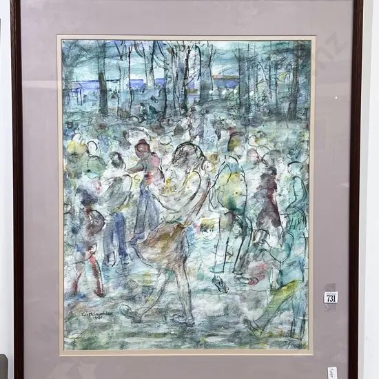 Tui McLauchlan - "Outdoor Fun" - Watercolour