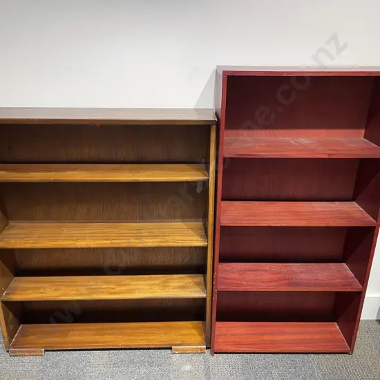 Two Assorted Open Bookcases