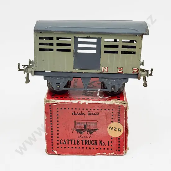 Part Boxed Hornby Series Cattle Truck No1 NZR