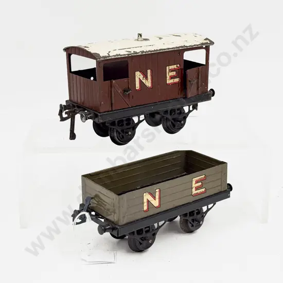 Hornby Series NE No1 Brake Van and Open Wagon