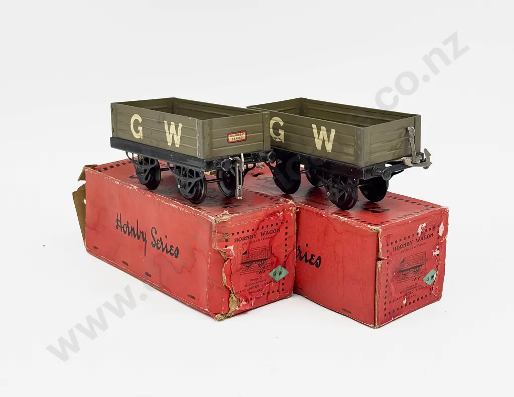 Boxed Hornby Series Two GW No1 Open Wagons Image 1++
