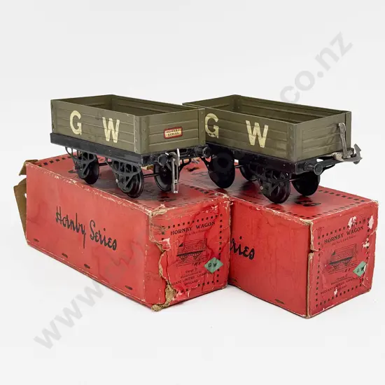 Boxed Hornby Series Two GW No1 Open Wagons