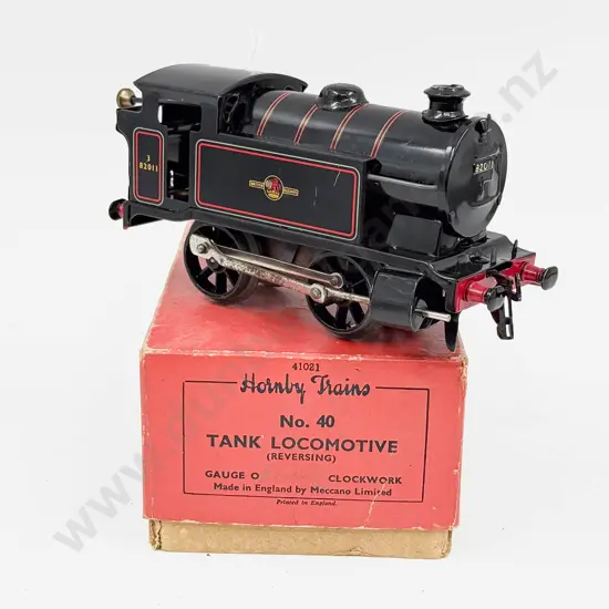 Hornby Boxed Post-war Type 40 0-4-0 Tank Loco BR black No.82011
