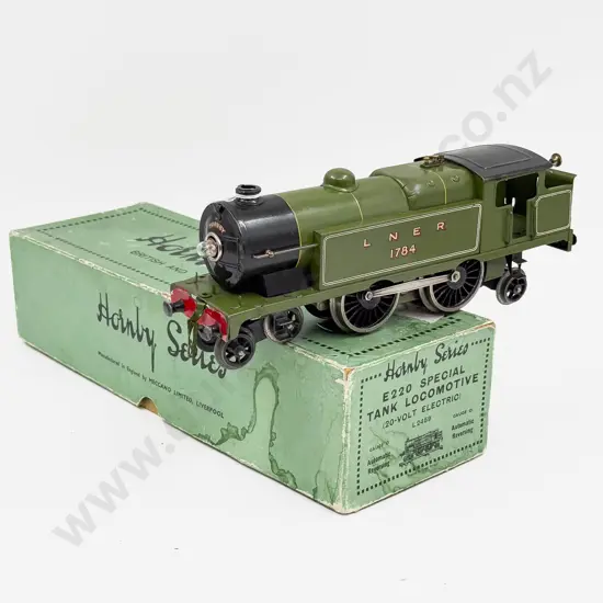 Hornby C1932-41 Boxed E220 Special Tank Locomotive LNER 1784 20-volt electric 3-rail