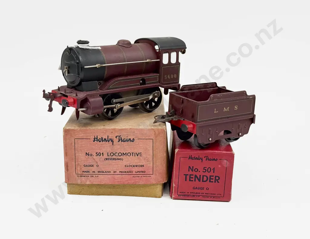 Hornby Boxed No501 Locomotive and Tender 5600 LMS Image 1++