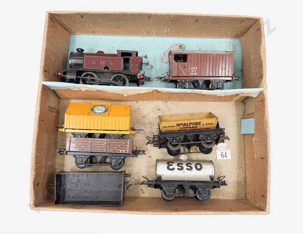 Hornby Train No201 Tank Goods Set Boxed Image 1++