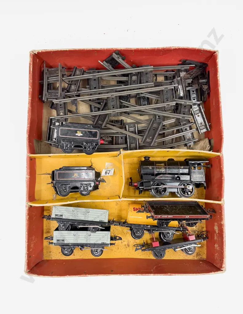 Hornby Train No55 Tank Goods Set Part Boxed Image 1++