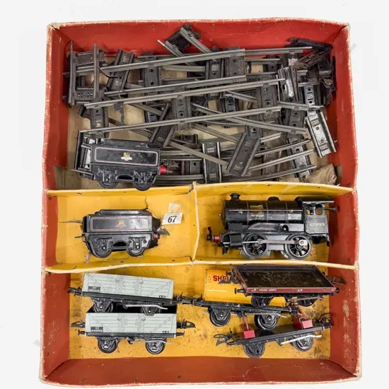 Hornby Train No55 Tank Goods Set Part Boxed