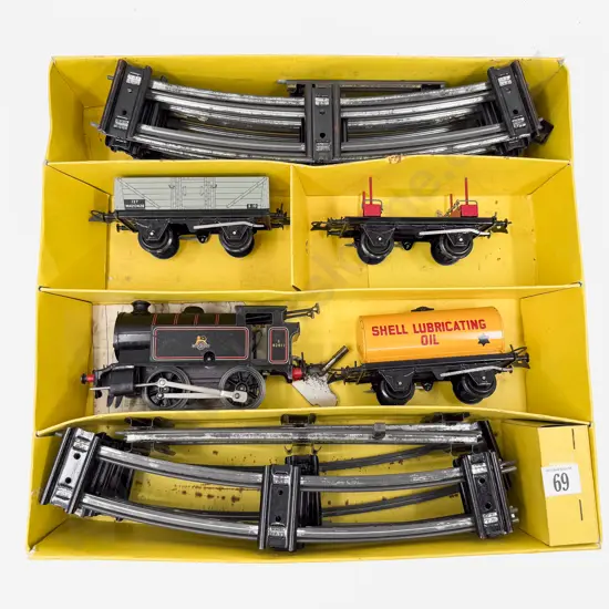 Hornby Train No45 Tank Goods Set Boxed