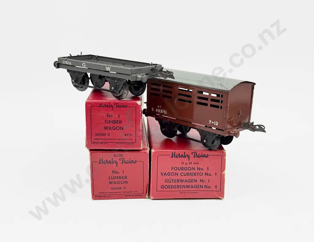 Hornby Boxed Five Rolling Stock Wagons Image 1++