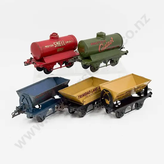 Hornby Trains and Series Two Tank Wagons and Three Tipping Wagons