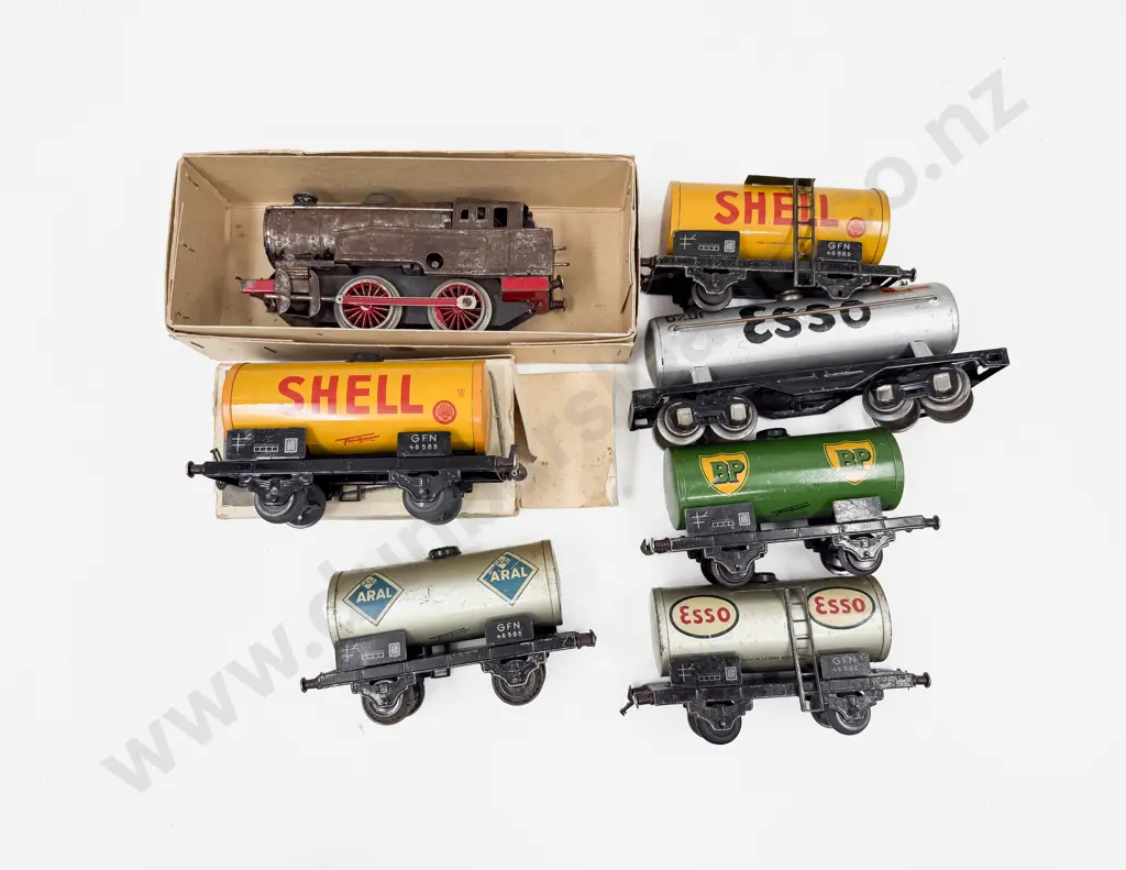 Fleischmann US Zone Germany Five Rolling Stock Wagons Image 1++