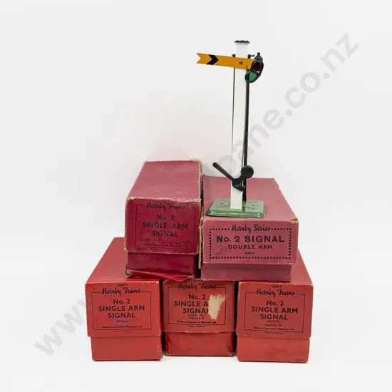 Hornby Boxed Five No2 Single Arm Signals