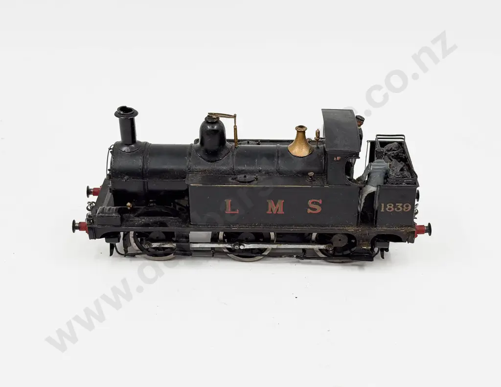 C1984 Slaters Plastikard Ltd Brass Kit Constructed T0-6-0 LMS 1839 Locomotive Image 1++