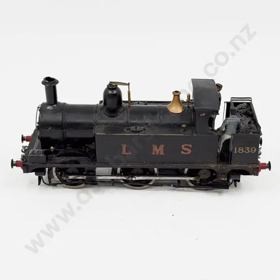 C1984 Slaters Plastikard Ltd Brass Kit Constructed T0-6-0 LMS 1839 Locomotive
