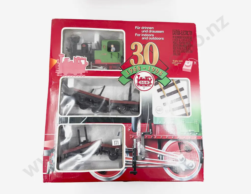 Boxed Part LGB Lehmann Made in West Germany Guage 1/G Scale Train Set Image 1++
