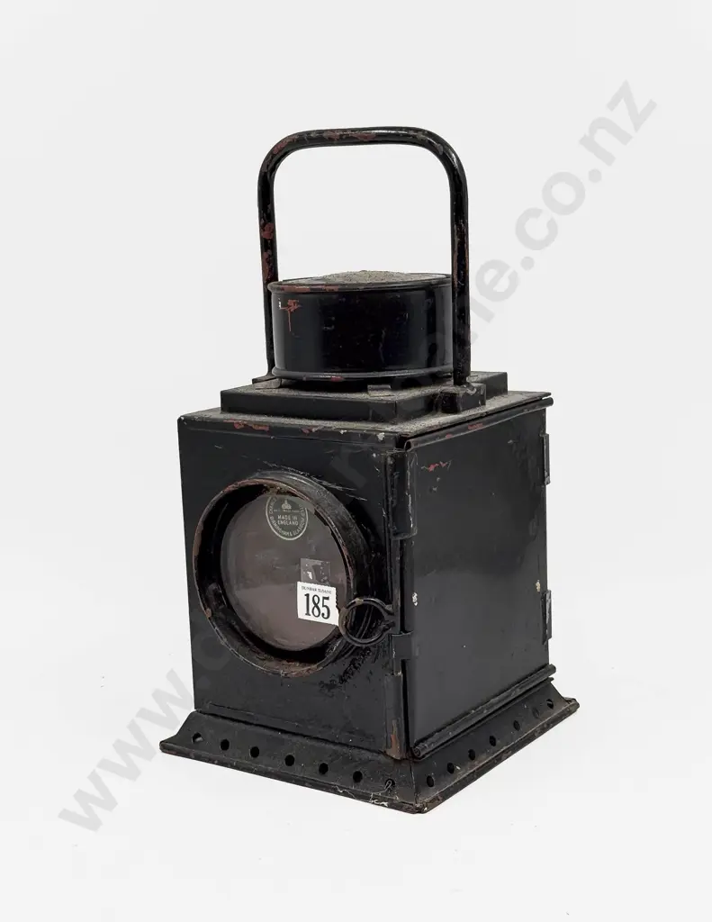 Antique British Manufacture Railway Engine Headlamp Image 1++