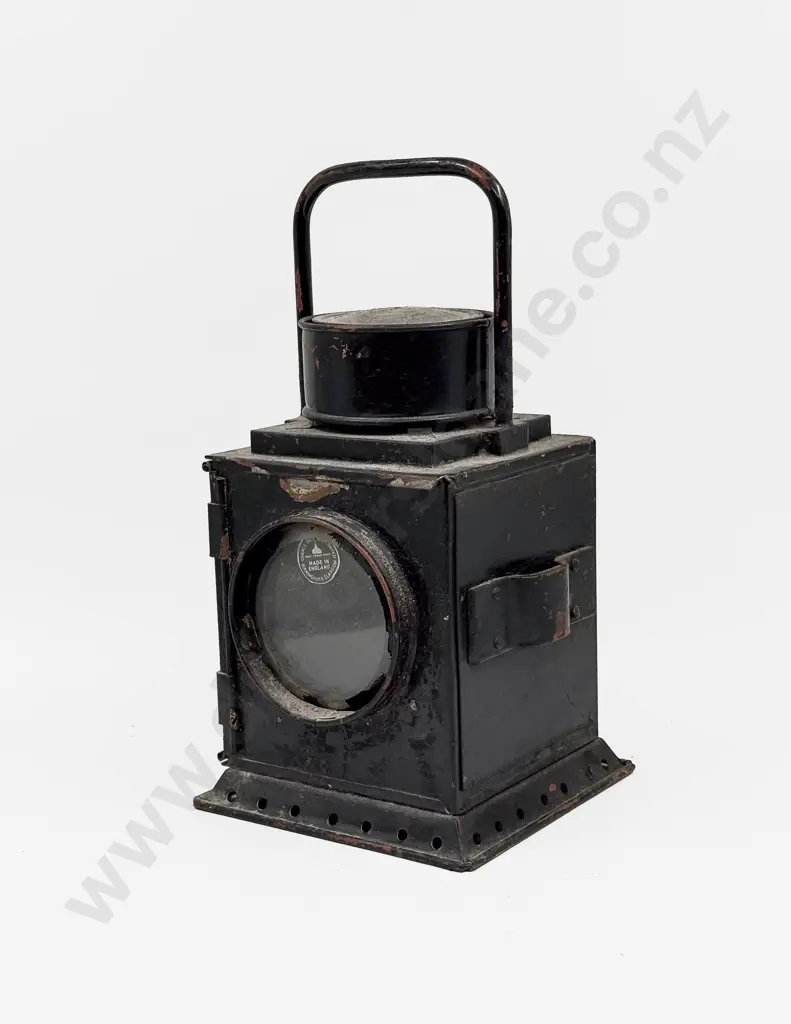 Antique British Manufacture Railway Engine Headlamp Image 1++