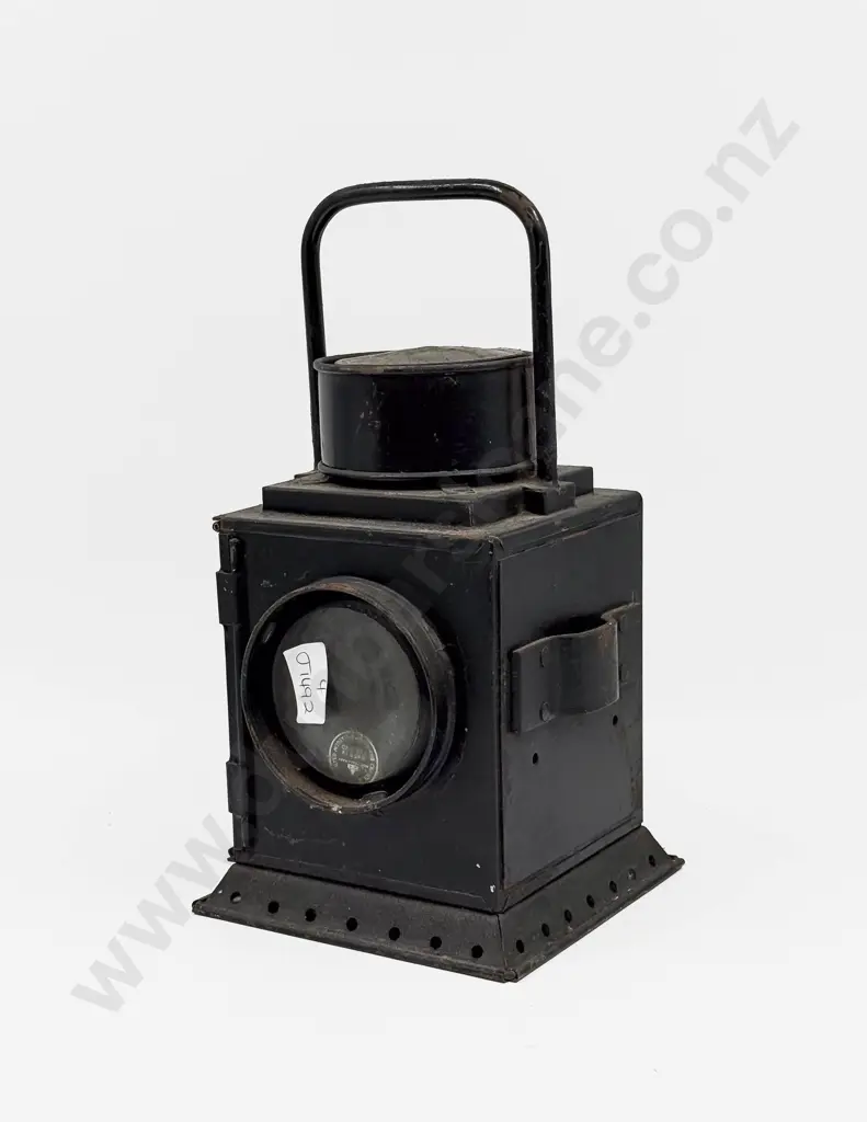 Antique British Manufacture Railway Engine Headlamp Image 1++