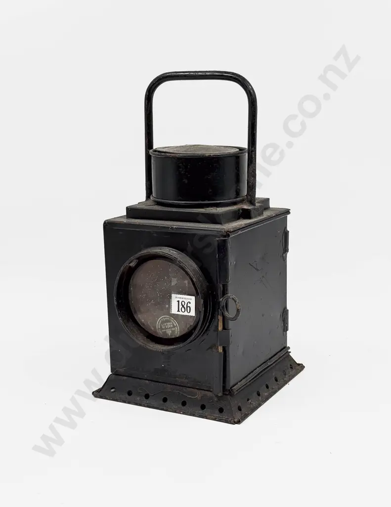 Antique British Manufacture Railway Engine Headlamp Image 1++