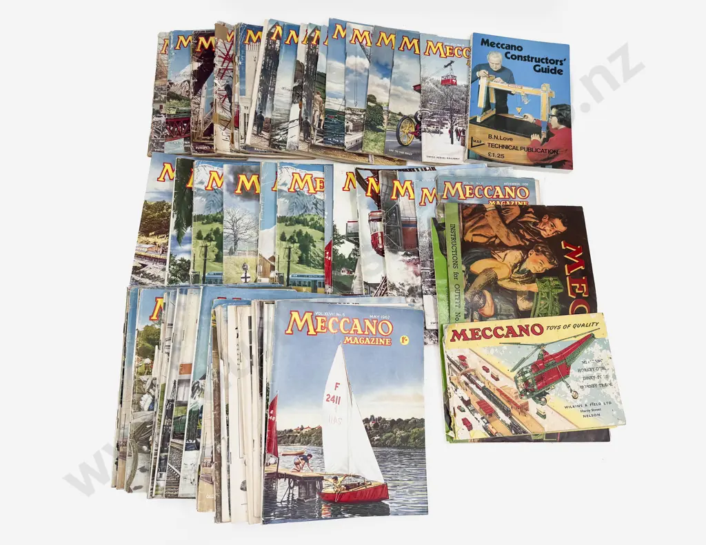 Meccano Magazines and Instruction Booklets Image 1++