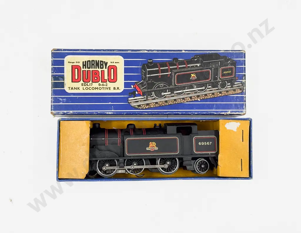 Hornby Dublo Boxed EDL17 0-6-2 Tank Locomotive BR 3-rail Image 1++