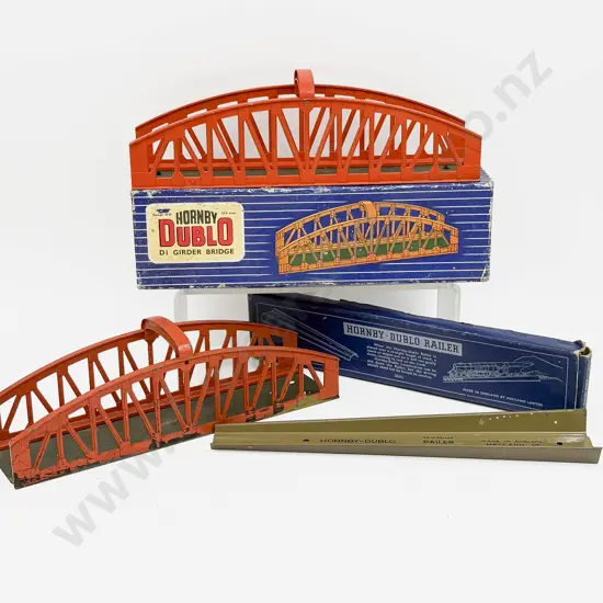 Hornby Dublo Boxed and Unboxed Girder Bridges and Railer