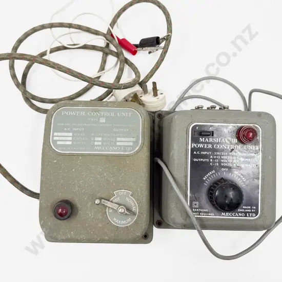 Vintage Meccano Marshal III Power Control Unit and Type A3 Unit